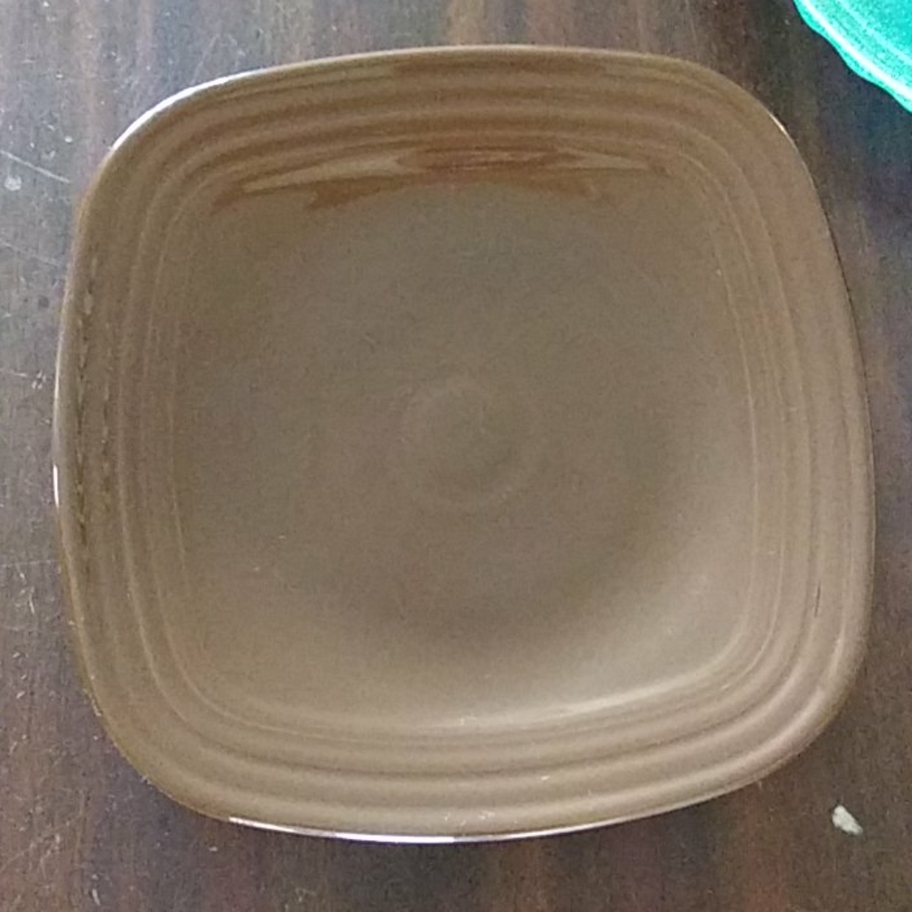 Fiestaware Chocolate Square Dinner plate